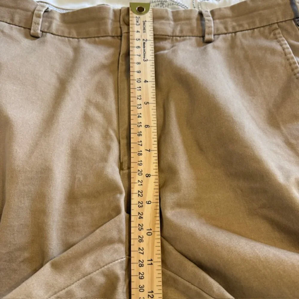 Peter Millar Mens Shorts 32 Pima Cotton Flat Front Chino Golf Beach Resort
